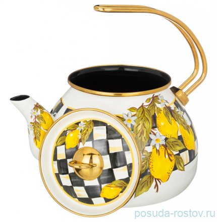 Чайник 3 л эмалированный &quot;Лимон&quot; / 312855