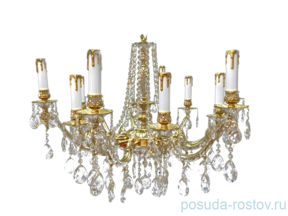 Люстра 12 рожковая золото "Royal /Bohemia" / 103966 Люстра 12 рожковая золото "Royal /Bohemia" / 103966