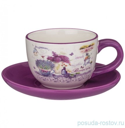 Чайная пара 220 мл 1 шт &quot;лавандовая весна&quot; / 234428