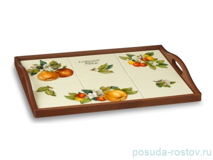 Поднос 48 х 23 см прямоугольный &quot;Artigianato ceramico /Груша&quot; / 151791