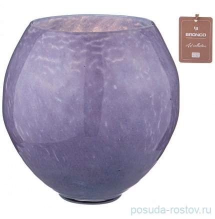 Ваза для цветов 21 см  шар &quot;art collection /violet&quot; / 290307