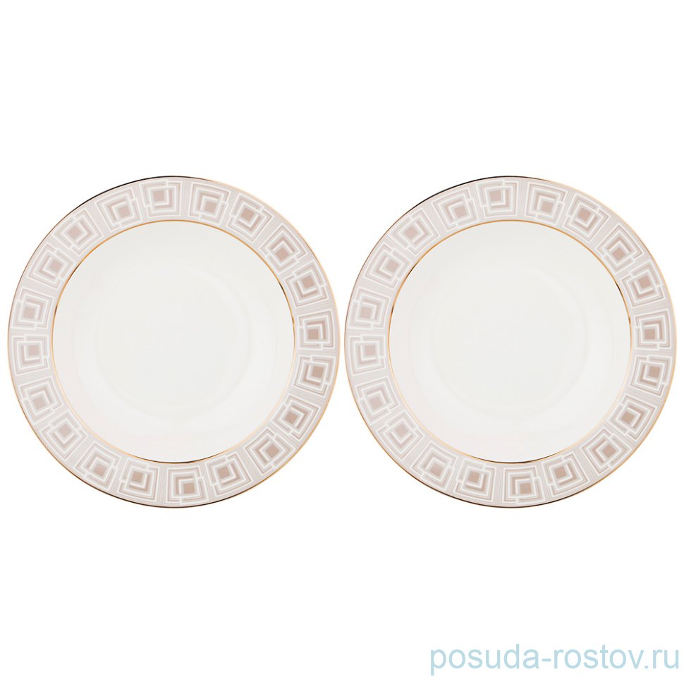 Набор тарелок 23 см 2 шт глубокие "Букингем" / 199687 Набор тарелок 23 см 2 шт глубокие "Букингем" / 199687