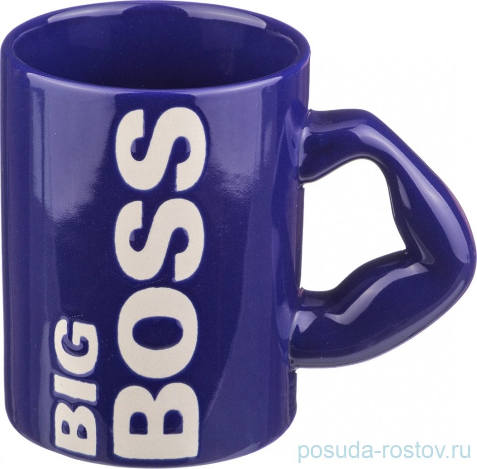 Кружка 500 мл фиолетовая "Big Boss" / 199197
