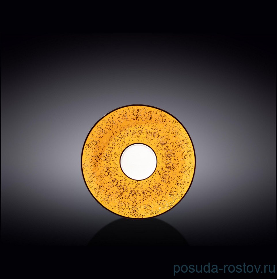 Блюдце 14 см жёлтое "Splash" / 261800 Блюдце 14 см жёлтое "Splash" / 261800