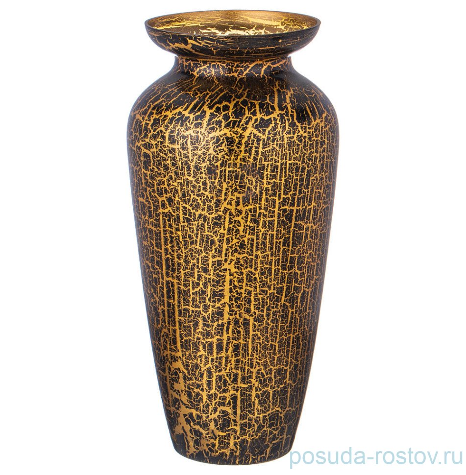 Ваза для цветов 28 см "Craquelure black" / 338922
