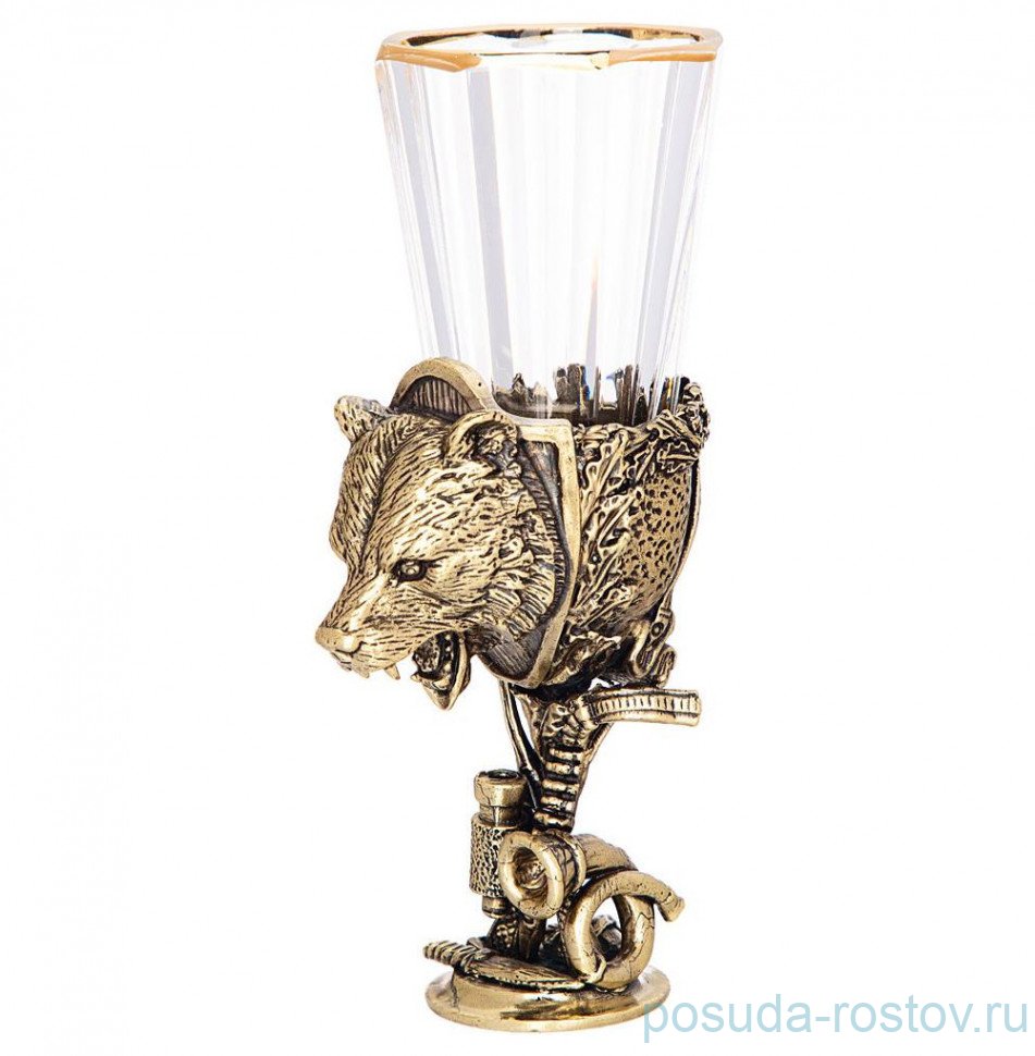 Рюмка 50 мл "трофейный россия /медведь" / 274830 Рюмка 50 мл "трофейный россия /медведь" / 274830