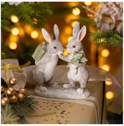 Статуэтка 10,5 х 6 х 13 см &quot;Кролики&quot;  / 379537