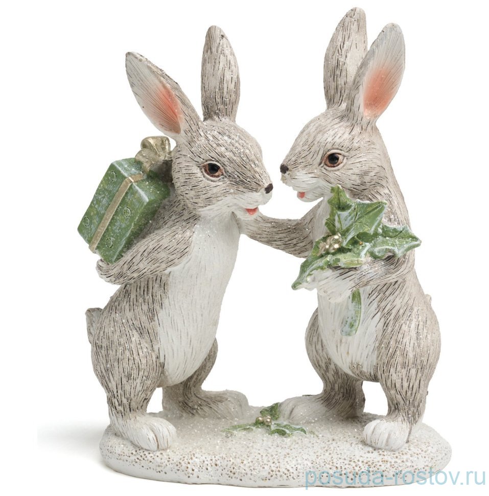 Статуэтка 10,5 х 6 х 13 см "Кролики"  / 379537