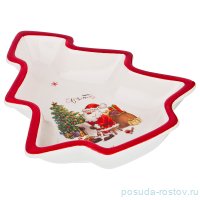 Салатник 23 х 19,5 х 5 см ёлка &quot;merry christmas&quot; / 190314