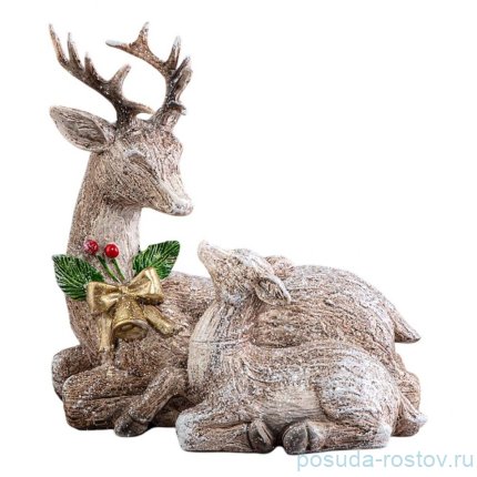 Статуэтка 16 х 11 х 16,5 см &quot;Олени&quot; / 360163