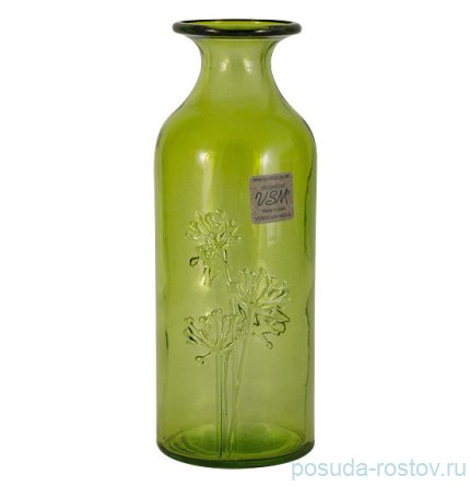 Ваза для цветов 19 см зелёная &quot;citron breeze&quot; / 292057