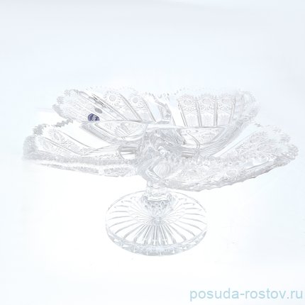 Менажница 35 см н/н &quot;Лотос /Хрусталь резной&quot; / 124094