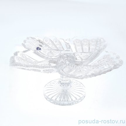 Менажница 35 см н/н &quot;Лотос /Хрусталь резной&quot; / 124094