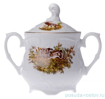 Сахарница 250 мл &quot;Рококо /Охота&quot; / 137275