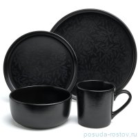 Набор посуды на 4 персоны 16 предметов &quot;Choice black&quot;  / 380060