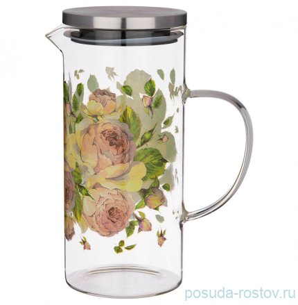 Кувшин для воды 1,4 л &quot;винтаж /розы&quot; / 254438