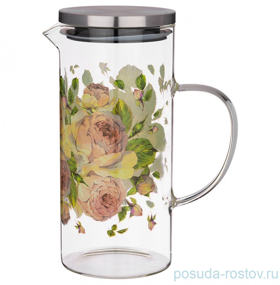 Кувшин для воды 1,4 л "винтаж /розы" / 254438