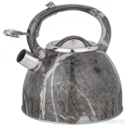 Чайник 2,5 л со свистком индукционное дно Agness / 347823