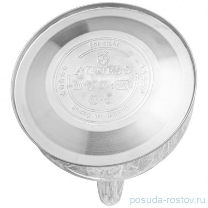 Чайник 2,5 л со свистком индукционное дно Agness / 347823