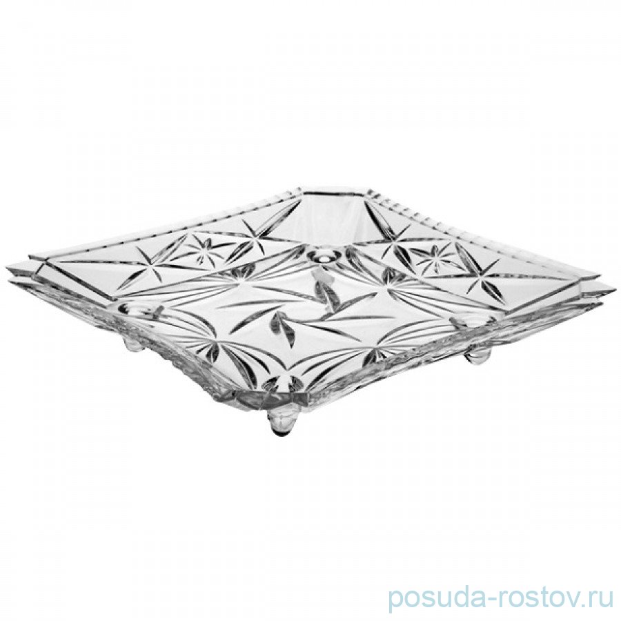 Тарелка 18,5 см квадратная н/н "Pinwheel" / 150959