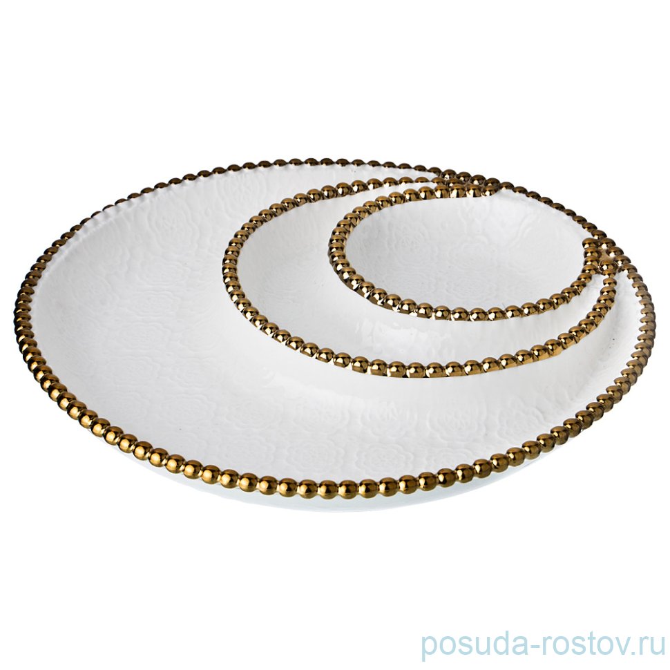 Менажница 27,5 х 4 см "Бусинки" / 194439 Менажница 27,5 х 4 см "Бусинки" / 194439