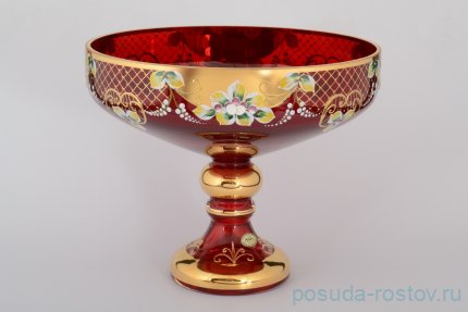 Фруктовница 28 см н/н &quot;Лепка красная /5557&quot; / 094884