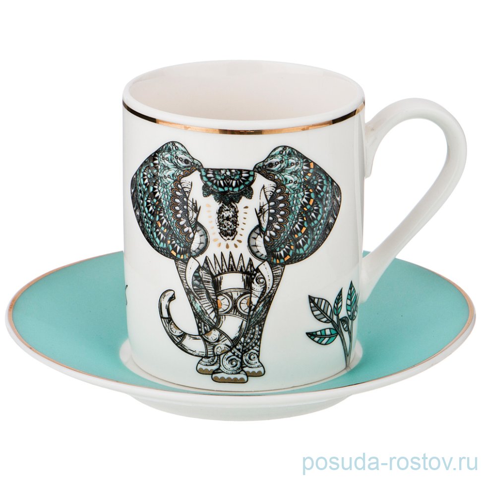 Кофейная пара 100 мл 1шт "Слон" / 200237