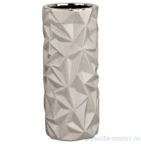 Ваза для цветов 11 х 11 х 28 см &quot;Айсберг&quot; /тонированное серебро / 339225