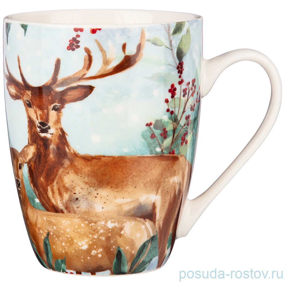 Кружка 360 мл "winter story /олени" / 262373