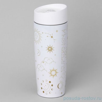Термокружка agness supernova white 360мл / 364266