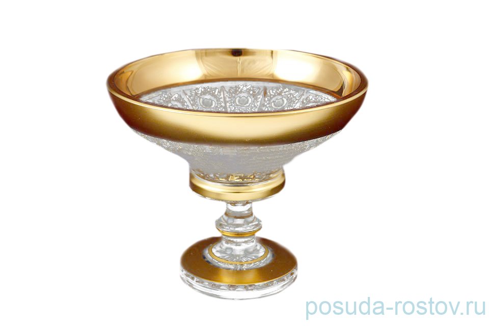 Конфетница 15,5 см н/н "Фелиция /Хрусталь матовое золото" / 118859
