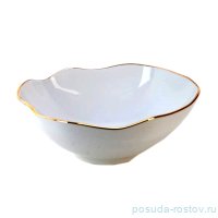 Салатник 18 см &quot;Волна /Отводка золото&quot; / 167433