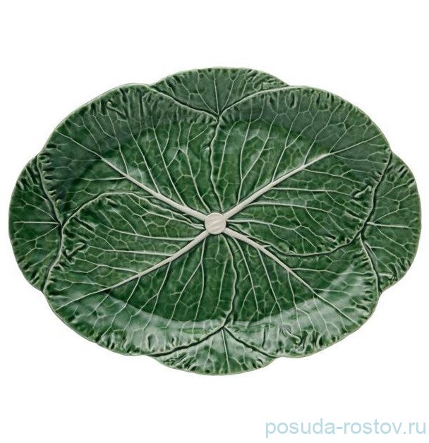 Блюдо 43 х 32 х 3 см овальное "капуста" / 289027
