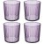 Стаканы для воды 380 мл 4 шт &quot;Sicilia violet&quot; / 328639