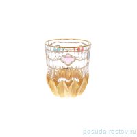 Стаканы для виски 350 мл 6 шт &quot;Timon /Адажио /Цветные окошки /Золото&quot; / 214592