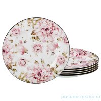 Набор тарелок 19 см 6 шт &quot;Пионы&quot; / 186251