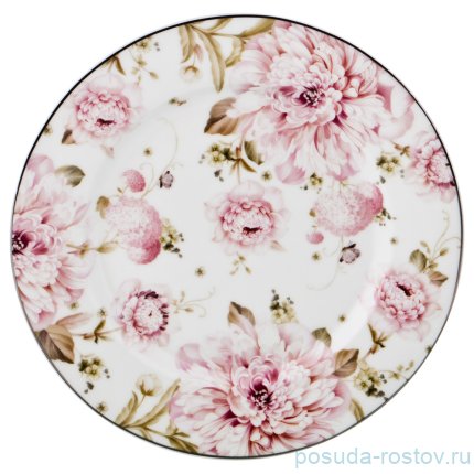 Набор тарелок 19 см 6 шт &quot;Пионы&quot; / 186251
