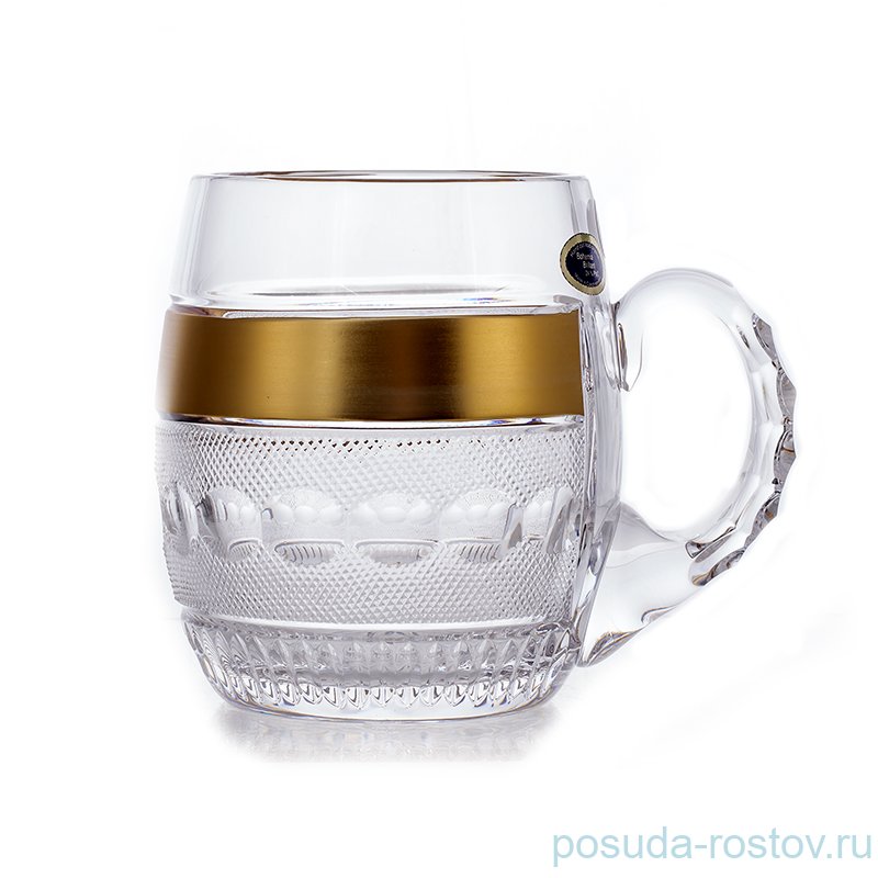 Кружка для пива 600 мл "Мозер /Хрусталь с золотом" / 086036