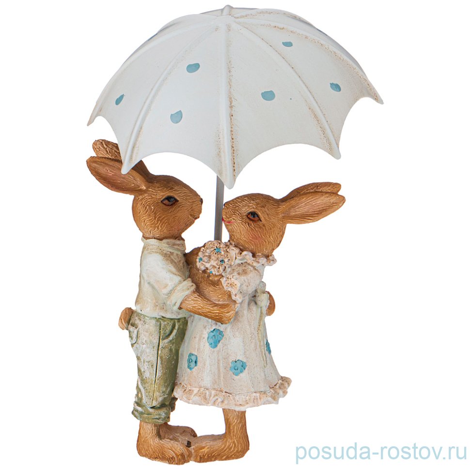 Фигурка 9 х 4,5 х 11 см "Кролики" / 244182