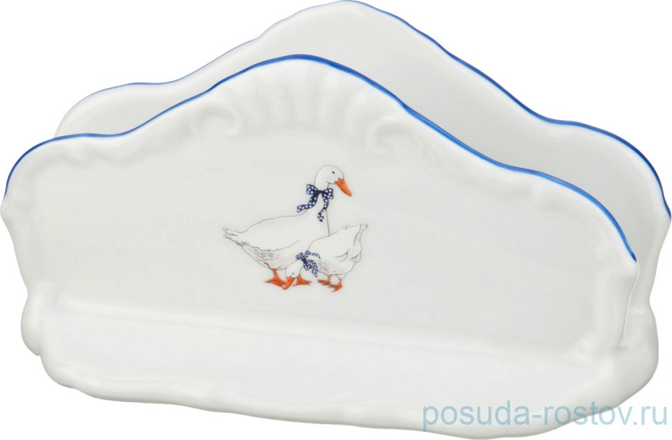 Салфетница 13 х 7 х 7,5 см "Гуси" / 207502