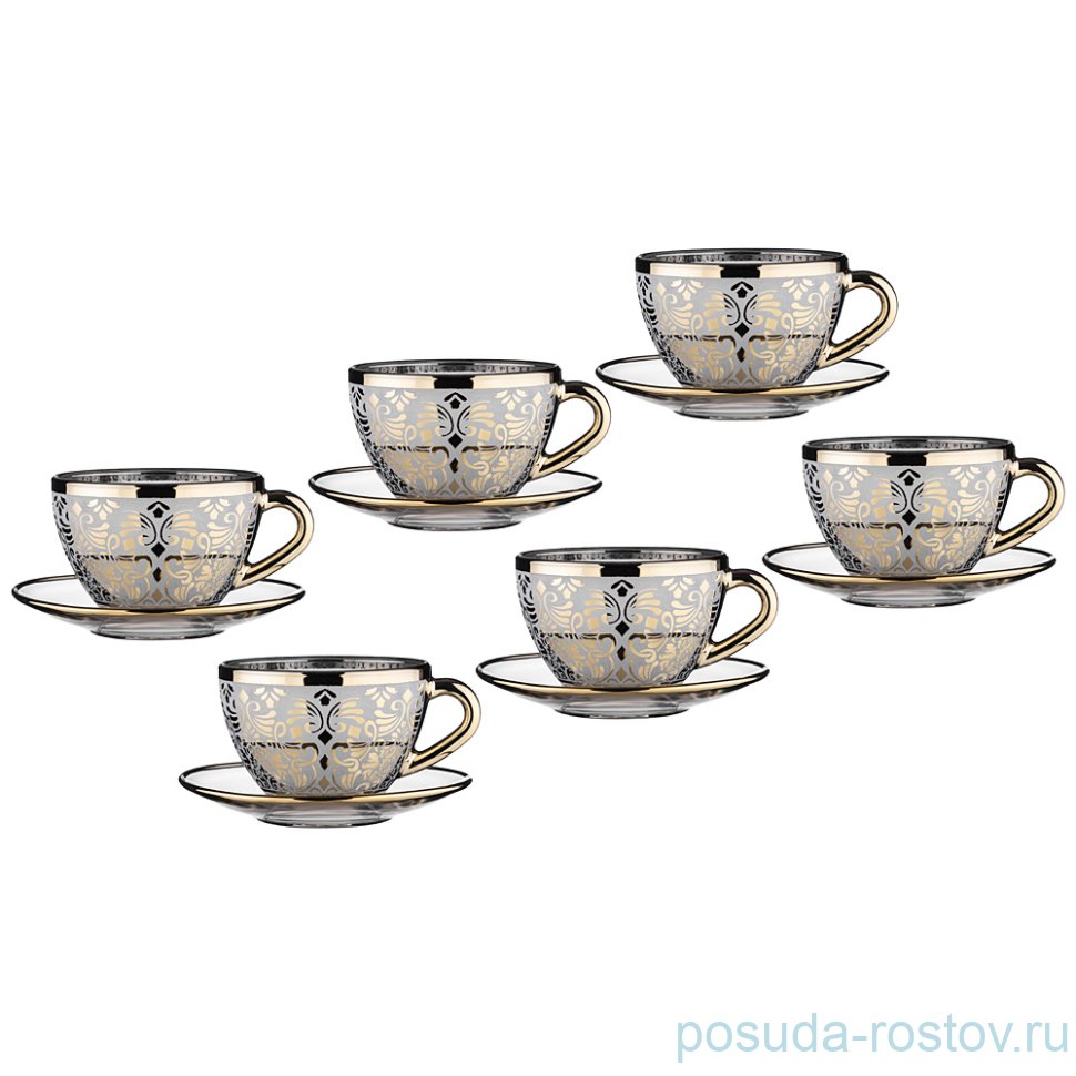 Набор чайных пар 250 мл 6 шт "либерти" / 235206