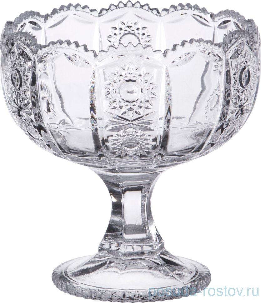 Конфетница 12,5 х 13 см н/н "MUZA CRYSTAL" / 187591