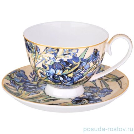 Чайная пара 250 мл &quot;Ирисы (В. Ван Гог)&quot; / 350103