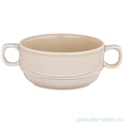 Бульонница 380 мл &quot;Tint /Бежевый&quot; (6шт.) / 263502