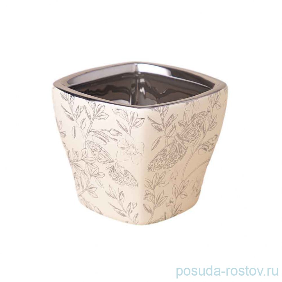 Ваза декоративная 11 х 9,5 см "Бабочки" / 342711 Ваза декоративная 11 х 9,5 см "Бабочки" / 342711