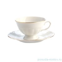 Чайная пара 220 мл 1 шт н/н &quot;Мария-Тереза /Отводка золото2&quot; / 153166