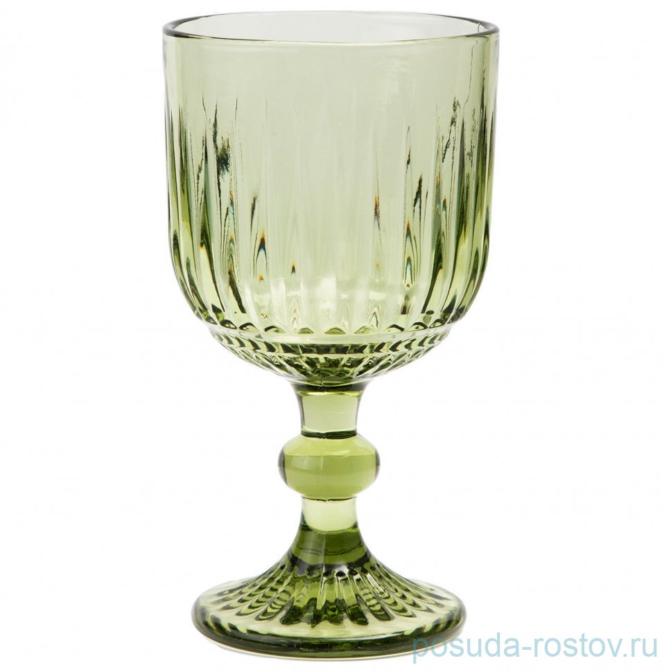 Бокал для красного вина 380 мл "Lines green" / 362999
