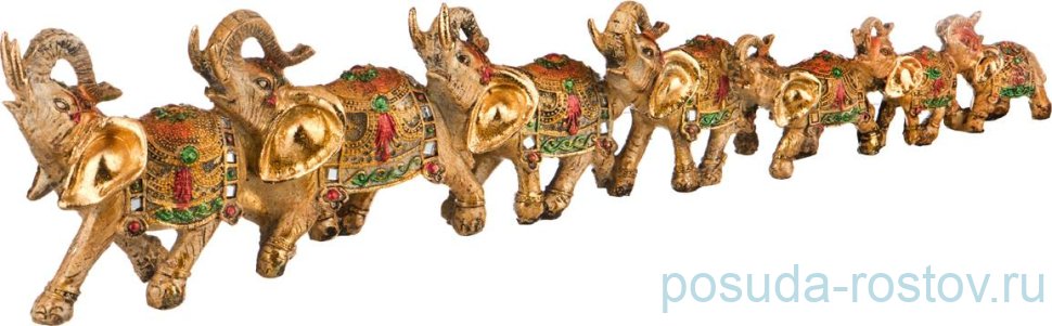 Фигурка 44 см "Семь слонов" / 209472
