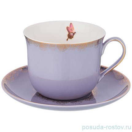 Чайная пара 400 мл 1 шт &quot;Времена года /Вайлет&quot; / 225621