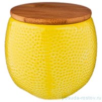 Емкость для сыпучих продуктов 11,5 х 11,5 х 11 см 550 мл &quot;Лимон /Agness&quot; / 191595